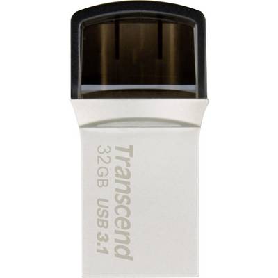 Clé USB de Transcend avec une capacité de stockage de 32 Go et un port USB 3.1.