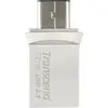 Mémoire supplémentaire USB pour smartphone/tablette Transcend JetFlash® 890 argent 32 GB USB 3.1 (2è gén.), USB-C®