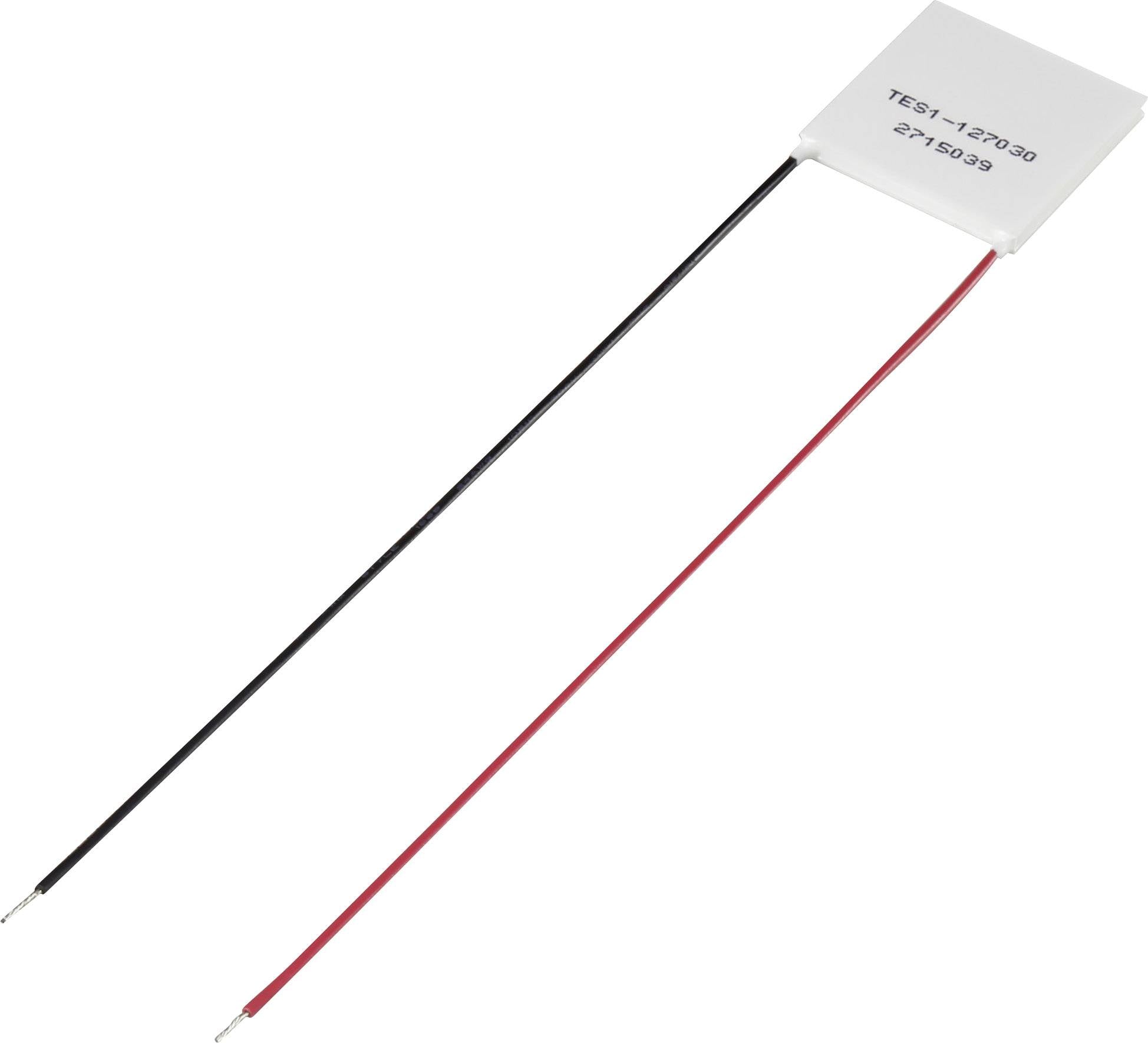 Elément Peltier TRU COMPONENTS TES1-127030 1569029 15.4 V/DC 3 A 25.7 W (L x l x H) 30 x 30 x 3.6 mm 1 pc(s)