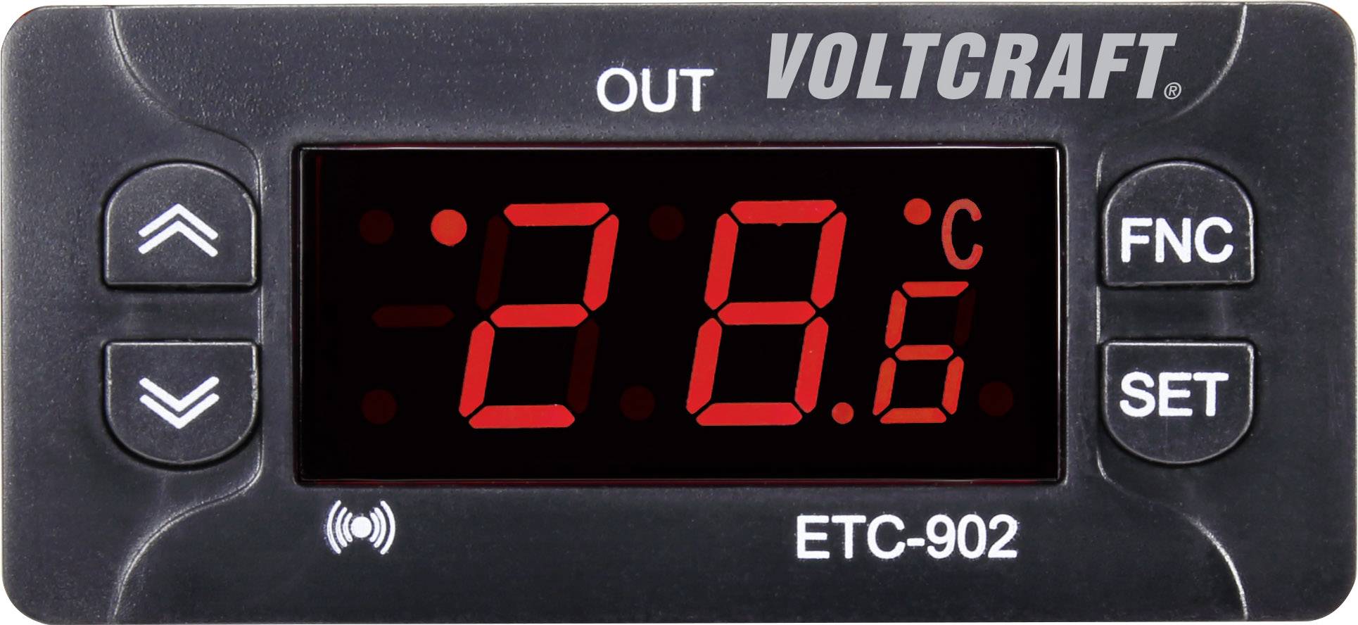 VOLTCRAFT ETC-902 Régulateur de température NTC, PTC -30 à 99 °C Relais 10 A (L x l x H) 58 x 77 x 34.5 mm