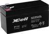 Batterie au plomb 12 V 1.2 Ah XCell XP1.212 plomb (AGM) (l x H x P) 97 x 52 x 44 mm cosses plates 4,8 mm sans entretien, certification VdS