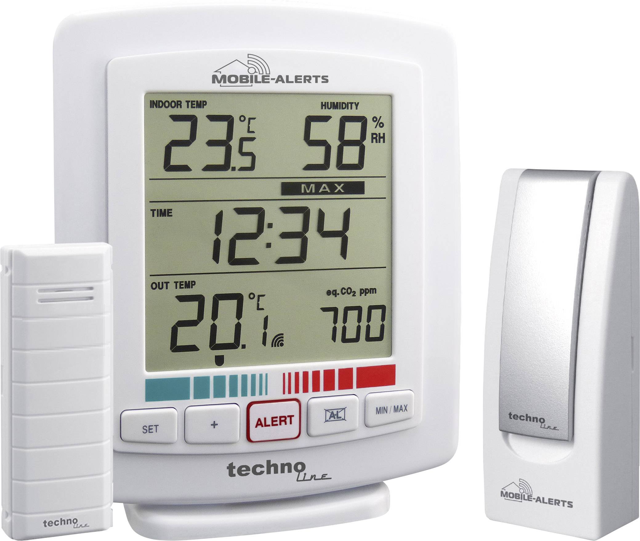 Thermo-hygromètre radiopiloté Techno Line MA 10005 Mobile Alerts-1