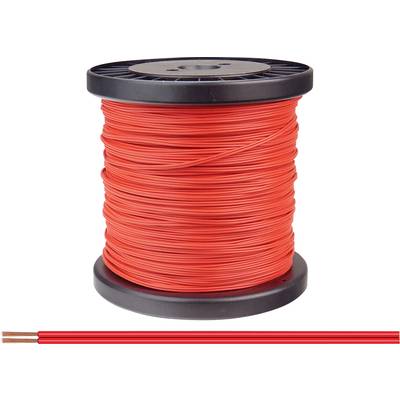  218-00-100 Fil de câblage  2 x 0.14 mm² rouge 100 m