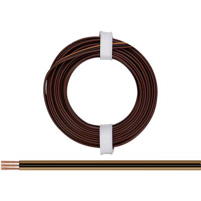  318-818 Fil de câblage  3 x 0.14 mm² marron clair, noir, marron foncé 5 m