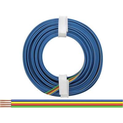  418-5 Fil de câblage  4 x 0.14 mm² vert, rouge, jaune, bleu 5 m
