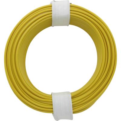Fil de câblage   118-3 1 x 0.14 mm² jaune 10 m