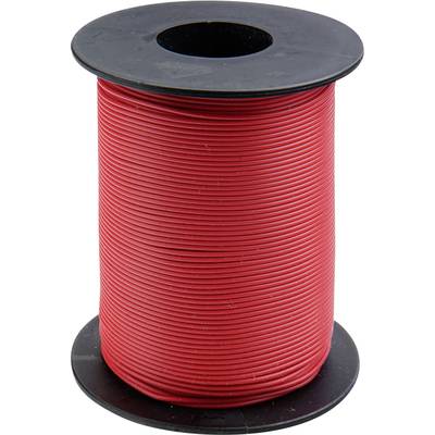 Fil de câblage   119-10 1 x 0.14 mm² rouge 100 m