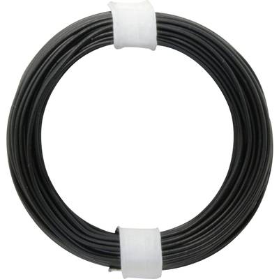 Fil de câblage   118-1 1 x 0.14 mm² noir 10 m