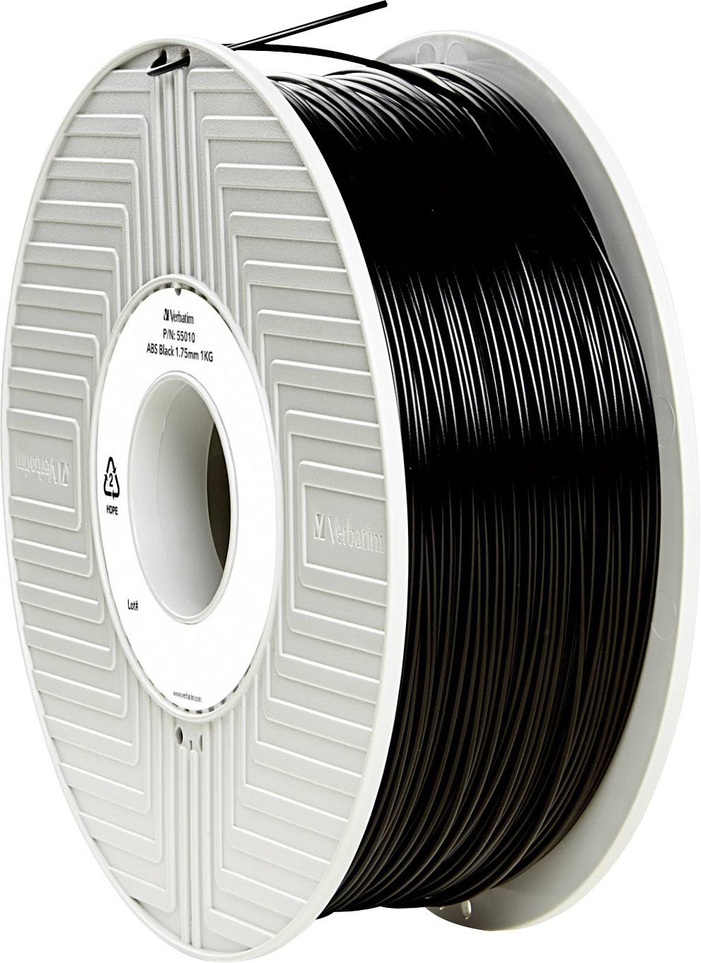 Filament Verbatim ABS Filament plastique ABS 1.75 mm noir 1 kg Conrad.fr
