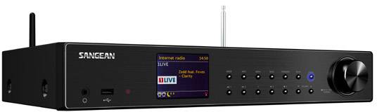 N/A Sangean WFT-3 LAN (10/100 Mo/s), USB compatible DLNA, Spotify noir-5
