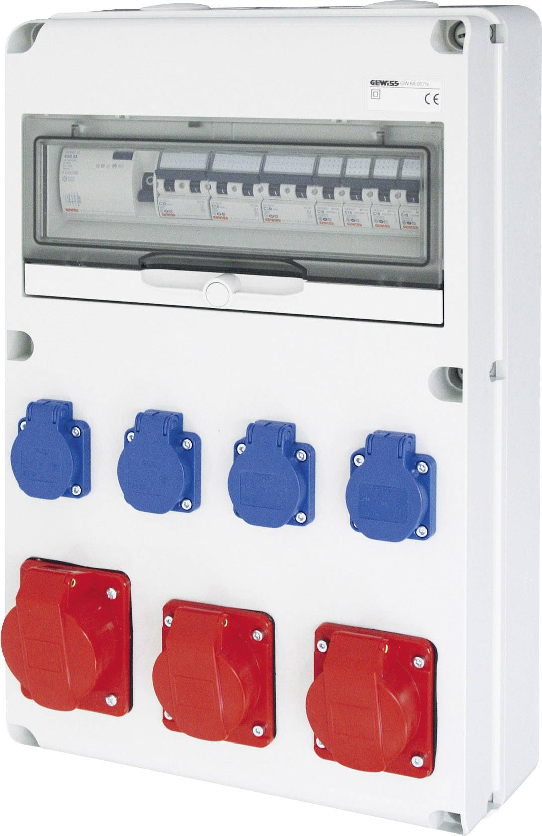 Répartiteur de courant CEE Gewiss DE00320 Distributeur d'énergie DE00320 IP44-0