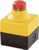 Schlegel SIL_QRBUVOO Arrêt d'urgence avec collerette de protection, en boîtier 250 V/AC 16 A 2 NF (R) IP65 1 pc(s)