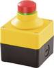 Schlegel SIL_QRBLUVOO Arrêt d'urgence avec collerette de protection, en boîtier 250 V/AC 16 A 2 NF (R) IP65 1 pc(s)
