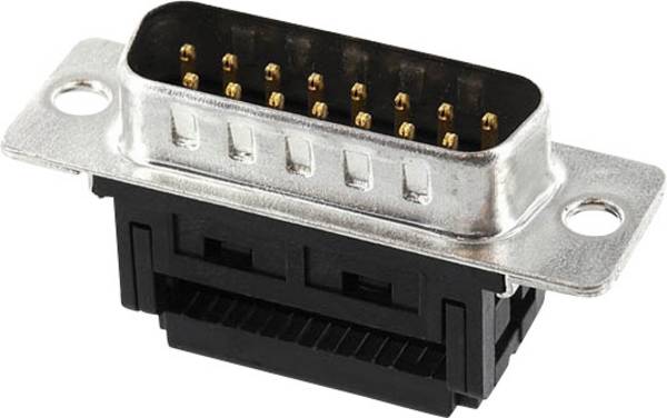 econ connect  ST15SK/FOZ Embase SUB-D mâle 90 ° Nombre de pôles: 15 autodénudant 1 pc(s)