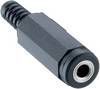 Jack 3.5 mm femelle, droit Lumberg 1520 01 Nombre de pôles: 3 stéréo noir 1 pc(s)