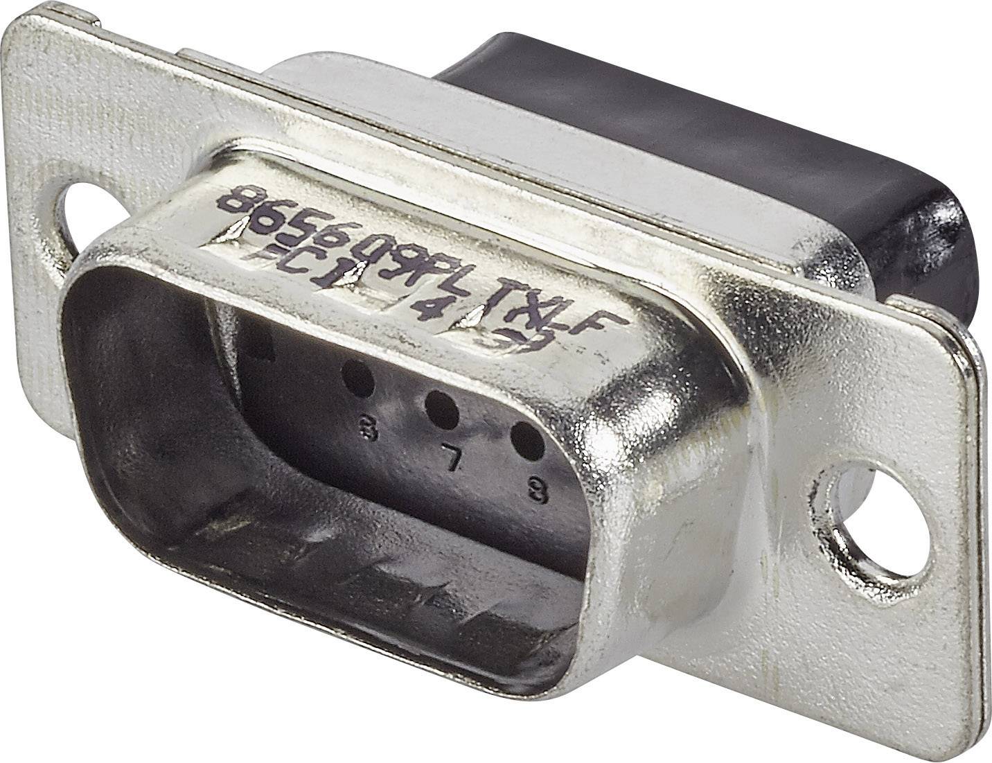 FCI D-SUB 865609PLTXLF Embase SUB-D mâle 180 ° Nombre de pôles: 9 1 pc(s)