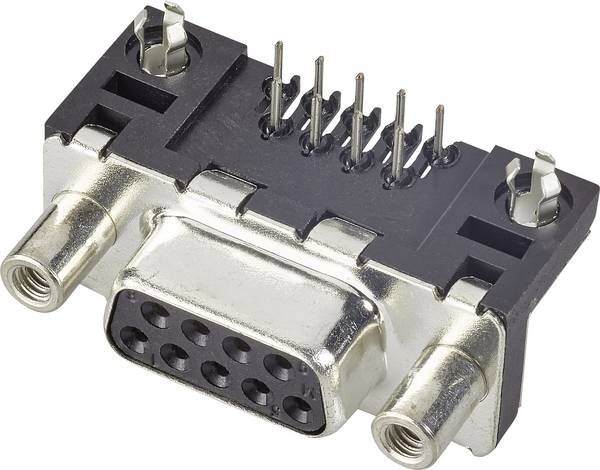 FCI D-SUB D25S13A4GV00LF Embase SUB-D femelle 90 ° Nombre de pôles: 25 pour circuits imprimés 1 pc(s)