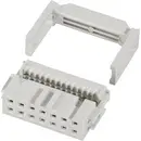 FCI 71600-064LF Connecteur fil à carte avec décharge de traction Pas: 2.54 mm Nbr total de pôles: 64 Nbr de rangées: 2 1