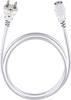 alimentation Câble de raccordement [1x Prise mâle + contact de protection - 1x Secteur femelle C13] 1.50 m blanc Oehlbach Powercord C 13