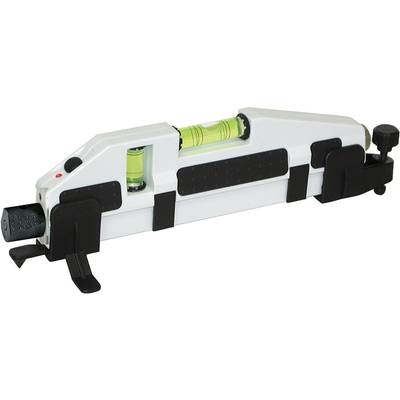 Outil de niveau laser portable avec niveau à bulle intégré pour un alignement et un nivellement précis.