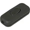 Interrupteur pour câble souple Kopp 191305001 avec décharge de traction noir 1 x Off/On 6 A 1 pc(s)
