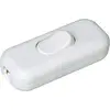 Interrupteur pour câble souple Kopp 191317000 avec décharge de traction blanc 1 x Off/On 2 A 1 pc(s)