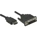 Câble adaptateur Manhattan 372510 3.00 m noir