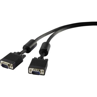 Deux câbles VGA avec connecteurs, adaptés pour connecter des ordinateurs à des écrans ou des projecteurs, câble noir, connexion bleue.