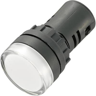 Un interrupteur à bascule noir, cylindrique, avec une capuchon en plastique transparent.