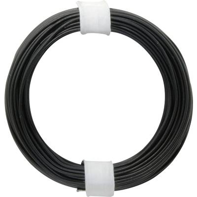  105-1 Fil de câblage  1 x 0.20 mm² noir 10 m