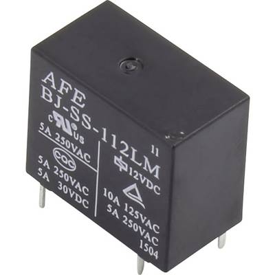 AFE BJ-SS-124LM Relais pour circuits imprimés 24 V/DC 10 A 1 NO (T) 1 pc(s) 