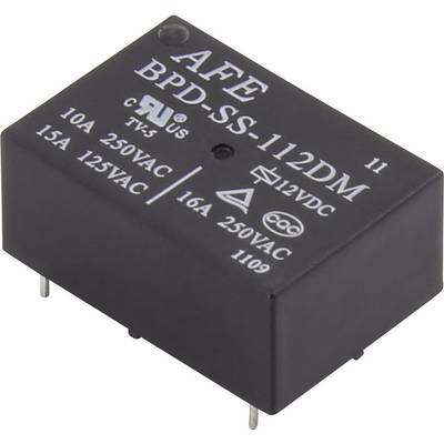 AFE BPD-SS-124DM Relais pour circuits imprimés 24 V/DC 16 A 1 NO (T) 1 pc(s) 