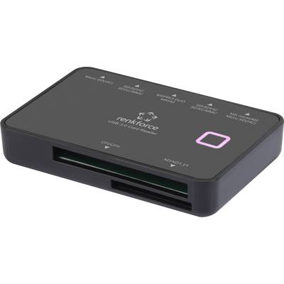 Renkforce RF-PCR-150 Lecteur de carte mémoire externe USB 2.0 noir - Conrad  Electronic France