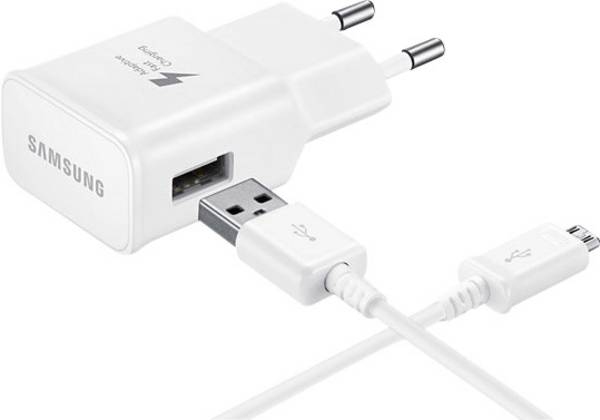 Samsung EP-TA200EWE Chargeur USB 15 W 1x USB-A, 1x Micro-USB  blanc  chargeur rapide