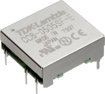 Convertisseur CC/CC pour circuits imprimés TDK-Lambda CC6-2405SF-E Nbr. de sorties: 1 x 24 V/DC 5 V/DC 1.2 A 6 W 1 pc(s)