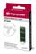 Transcend MTS600 M.2 SSD 64 Go, emballage, affiche SATA III 6 Gb/s, adapté aux solutions de stockage rapides et sécurisées.