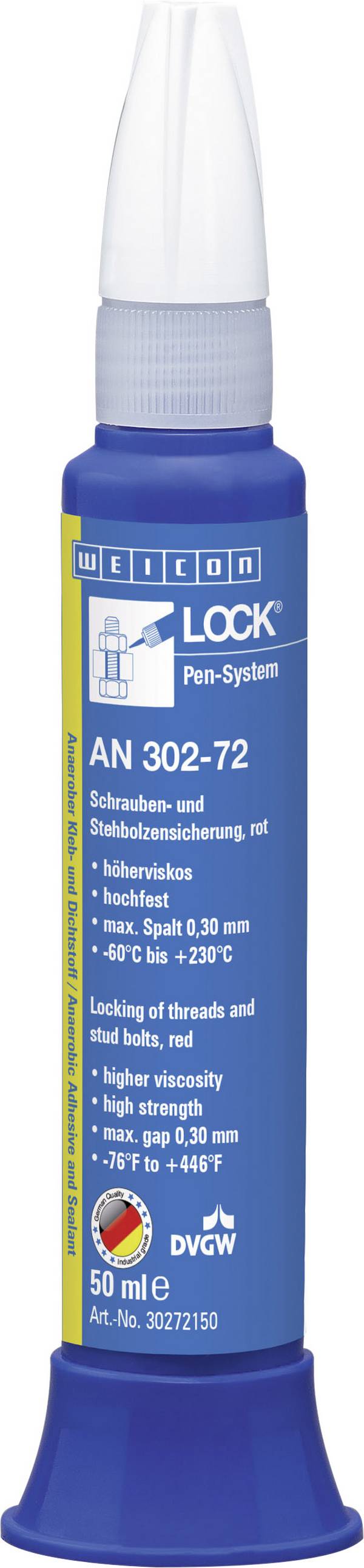 Frein filet WEICON LOCK® AN 302-72 10017889 Résistance: fort 50 ml