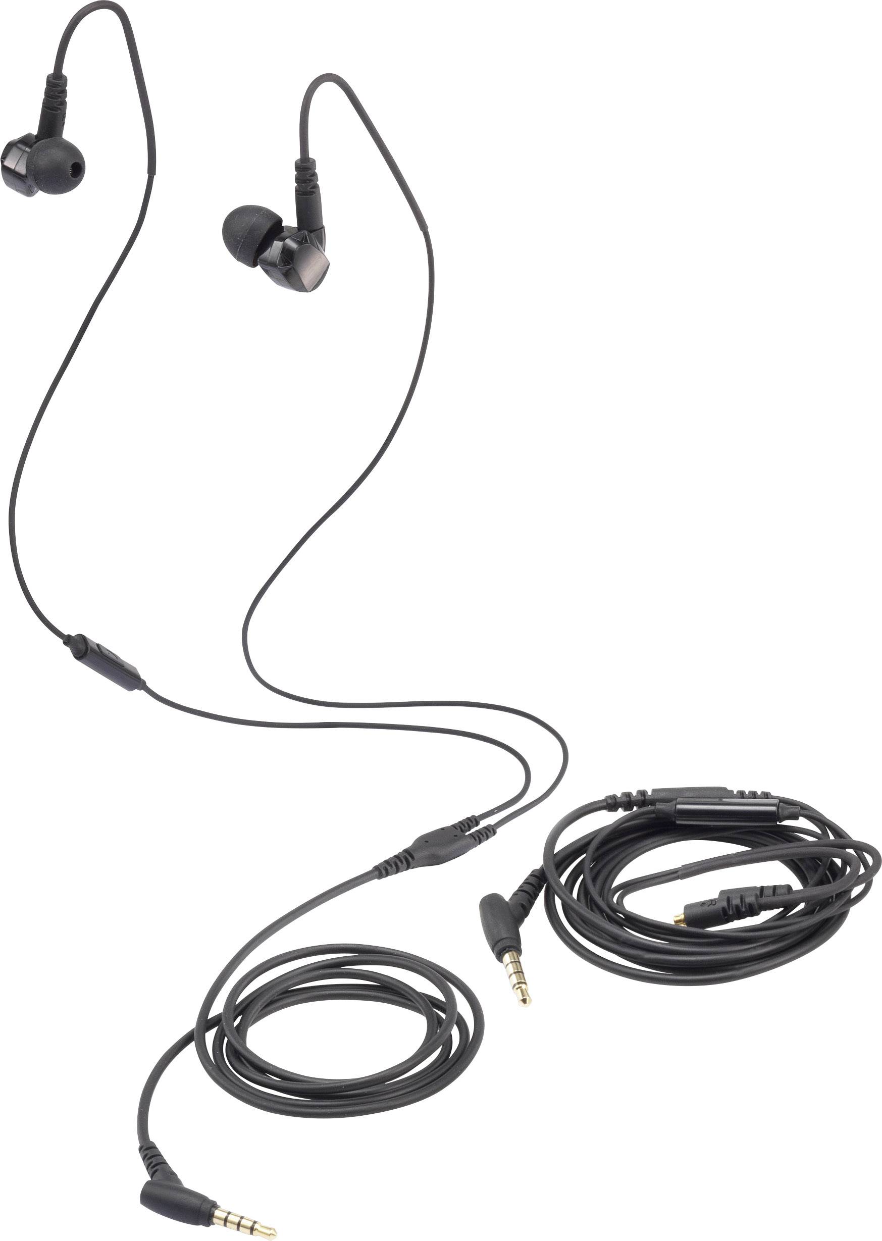 Écouteurs intraauriculaires intraauriculaire Renkforce CD110 microcasque noir Conrad.fr Écouteurs intraauriculaires intraauriculaire Renkforce CD110 microcasque noir Conrad.fr