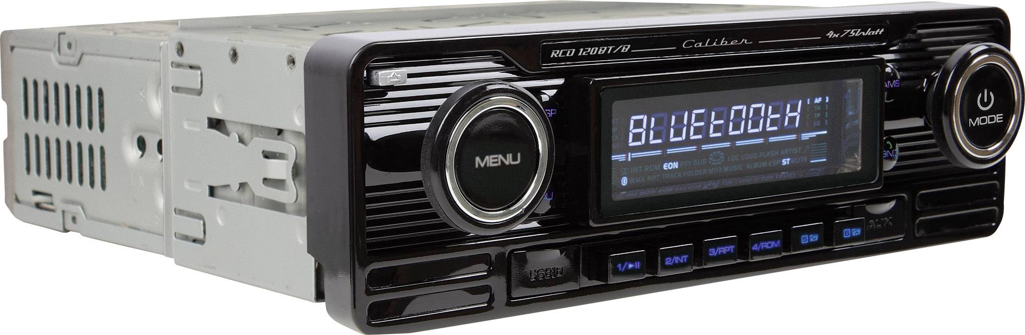 Caliber RCD120BT/B Autoradio design rétro, kit mains libres bluetooth