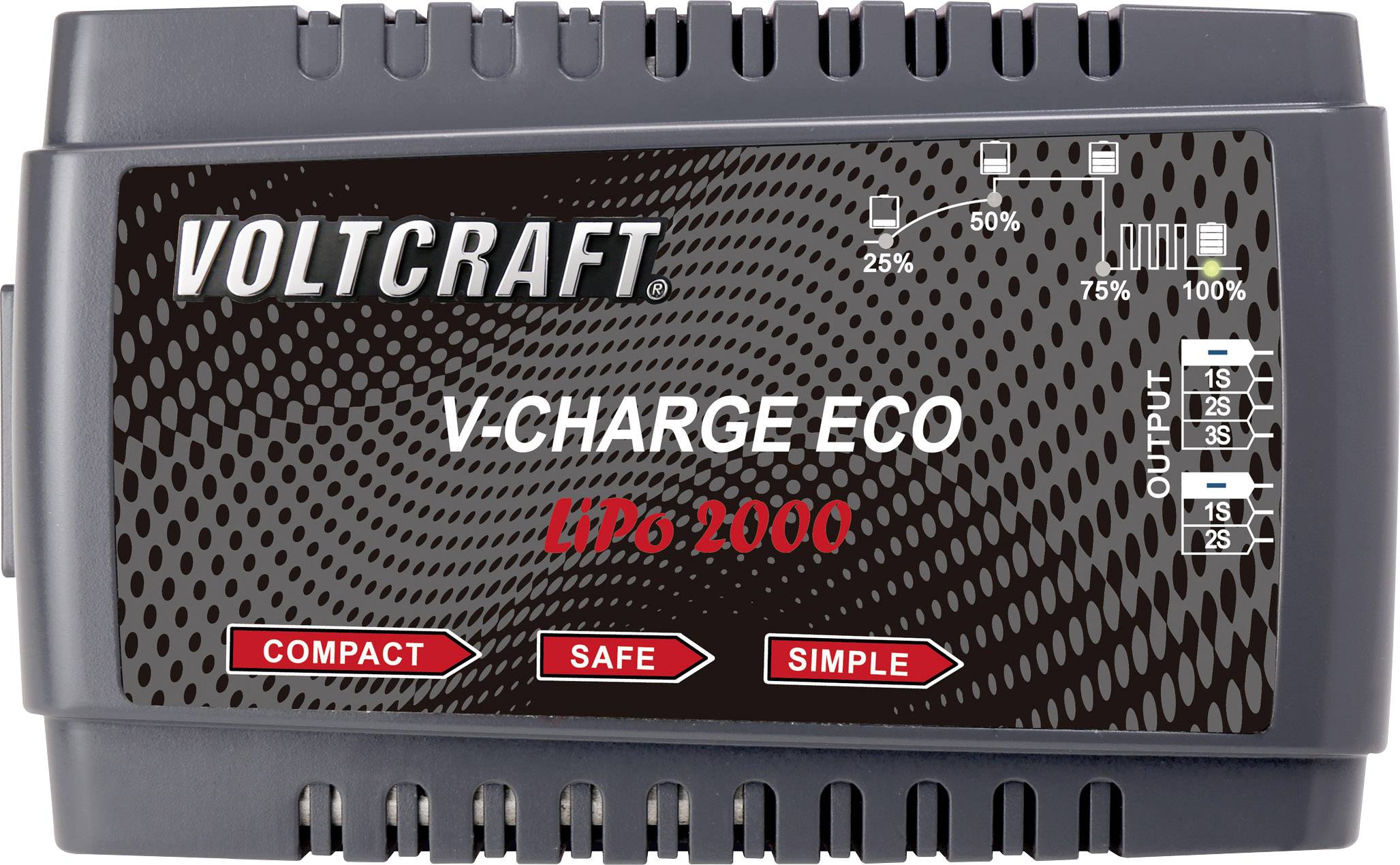 VOLTCRAFT V-Charge Eco LiPo 2000 Chargeur de modélisme 230 V 2 A Li-polymère-1