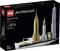 Le set Lego Architecture présente des bâtiments célèbres de New York City, dont la Statue de la Liberté et l'Empire State Building.