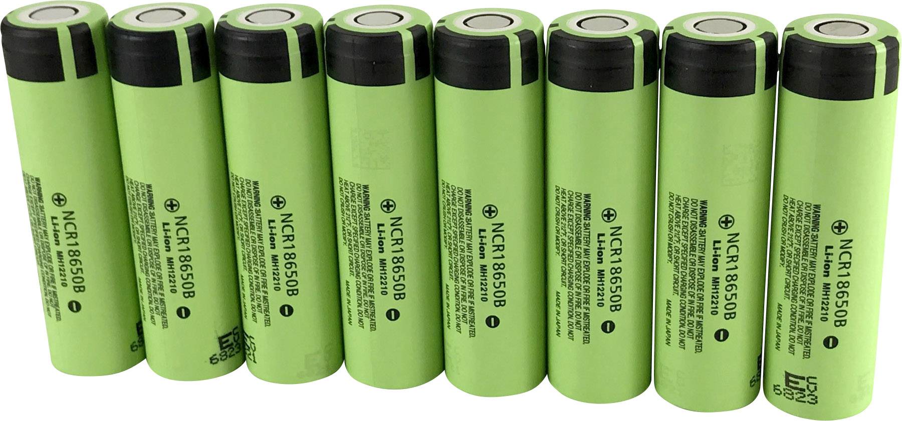 Lot Panasonic Liion 18650 Batteries Ncr18650b