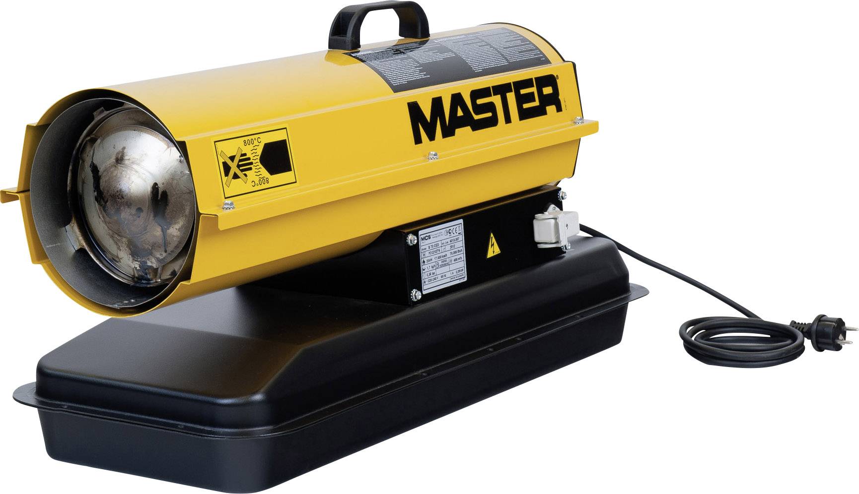 Chauffage à huile Master B70 240 V 20 kW Conrad Electronic France