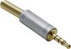 Jack 3.5 mm mâle, droit BKL Electronic 1103088 Nombre de pôles: 4 stéréo or 1 pc(s)