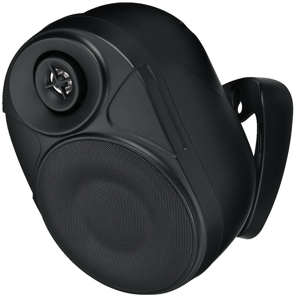 Monacor MKS-508/SW Enceinte murale 60 W 8 Ω noir 1 paire(s)-1