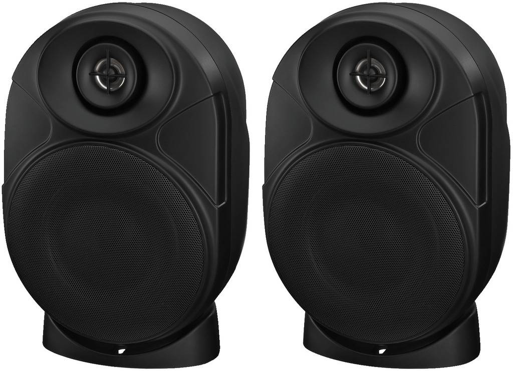 Monacor MKS-508/SW Enceinte murale 60 W 8 Ω noir 1 paire(s)-3