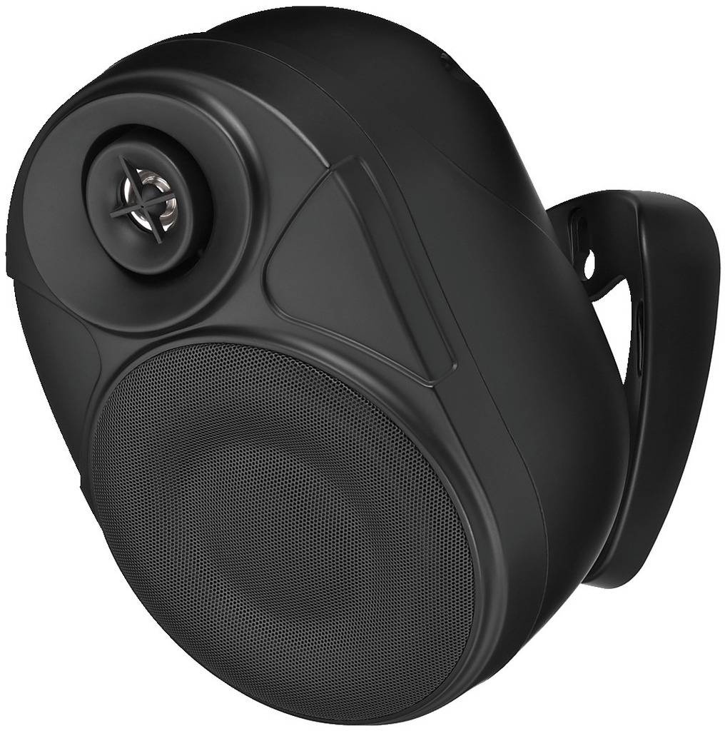 Monacor MKS-508/SW Enceinte murale 60 W 8 Ω noir 1 paire(s)-4