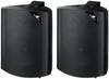 Monacor MKS-64/SW Enceinte murale 90 W 4 Ω noir 1 paire(s)