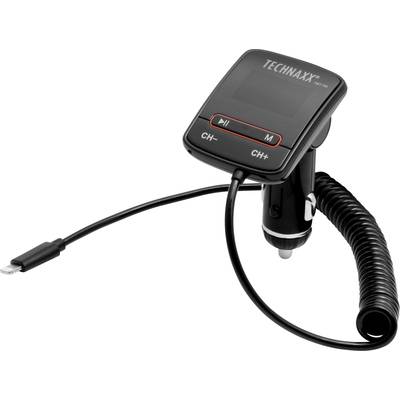 Technaxx FMT700 Emetteur FM avec fonction de rechargement pour iPhone, joint à rotule-0