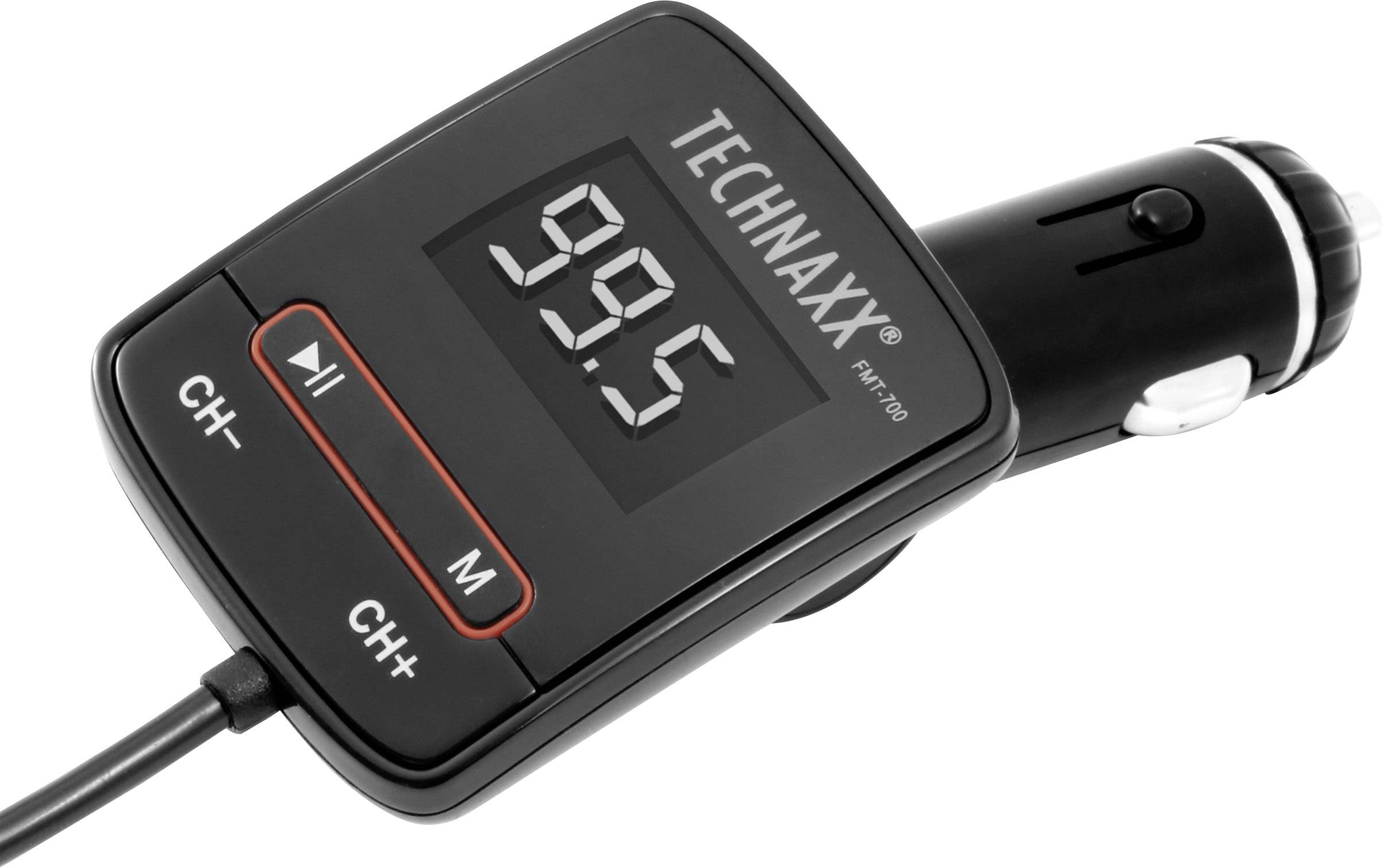 Technaxx FMT700 Emetteur FM avec fonction de rechargement pour iPhone, joint à rotule-1